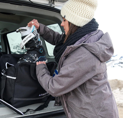 Padded Two-Piece Snowboard and Boot Bag Combo | Store & Transport Snowboard up to 165 CM and Boots up to Size 13 | Includes 1 Padded Snowboard Bag & 1 Padded Boot Bag