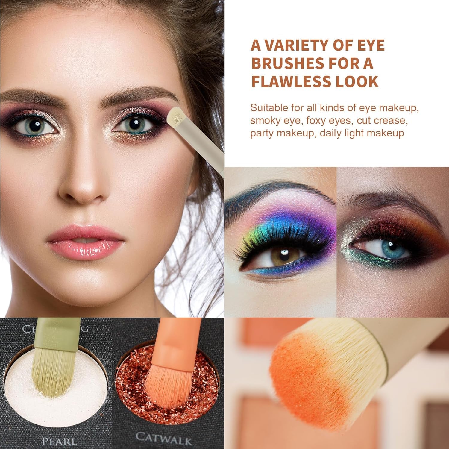 Makeup Brushes 17 Pcs with Makeup Bag and Makeup Sponge and Brush Protector Morandi Makeup Brush Set Premium Synthetic Hair Makeup Brush Wooden Handle Gift Box