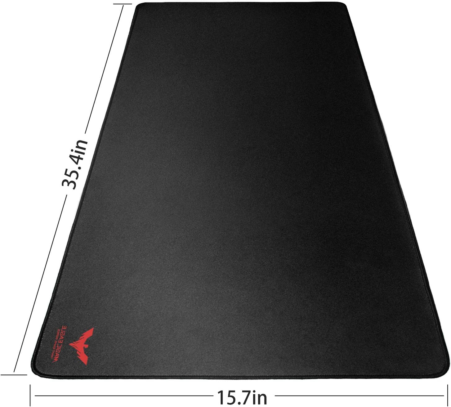 Large Gaming Mouse Pad (35.43 X 15.75 X 0.12Inch) Extended Ergonomic for Computers Thick Keyboard Mouse Mat Non-Slip Rubber Base Mousepad, Black
