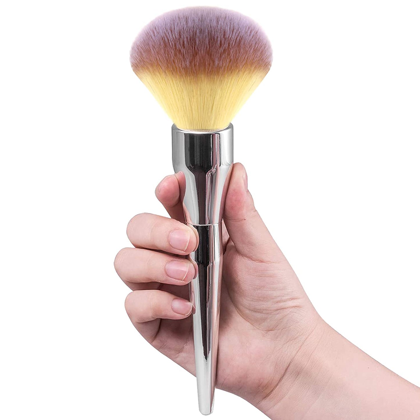 Foundation Brush, Large Powder Brush Flat Arched Premium Durable Kabuki Makeup Brush Perfect for Blending Liquid,Cream and Flawless Powder,Buffing, Blending,Concealer …
