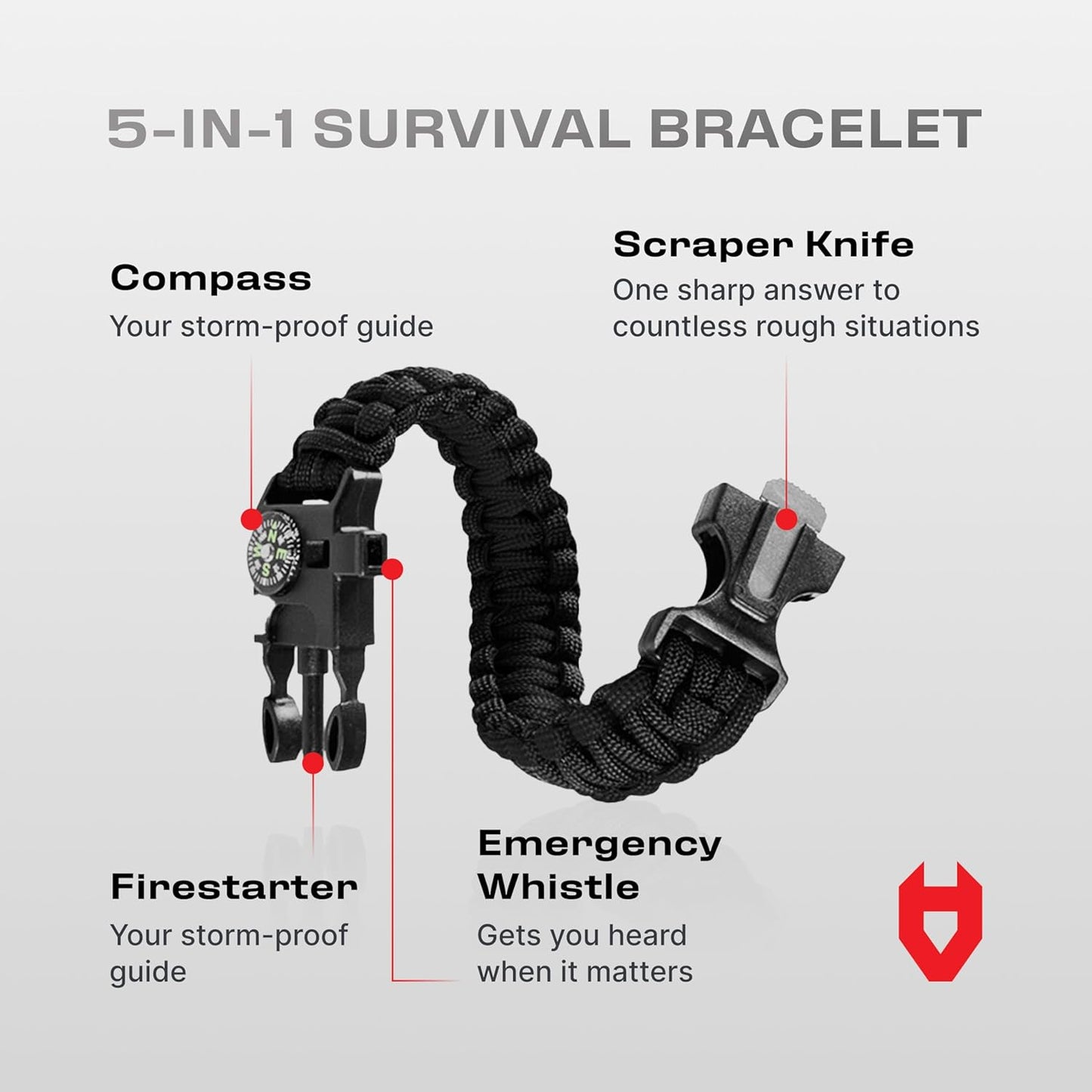 Rain Fly 12X10 Lightweight Survival Camping Tarp; 100% Waterproof; Makes a Great Backpacking Tarp or Hammock Shelter; Comes in Multiple Colors, Survival Bracelet Included; Black