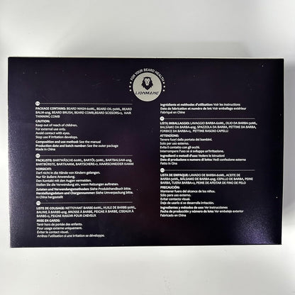 Beard Care Christmas Gifts Kit for Men, Beard Mustache Grooming Kit-Beard Balm, Beard Wash, Beard Oil, Brush, Scissors, Birthday Anniversary Thanksgiving Gifts for Husband/Boyfriend/Dad/Him