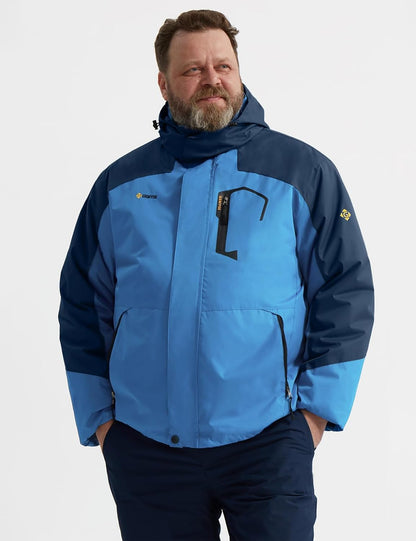 Men'S Mountain Waterproof Ski Snow Jacket Winter Windproof Rain Jacket