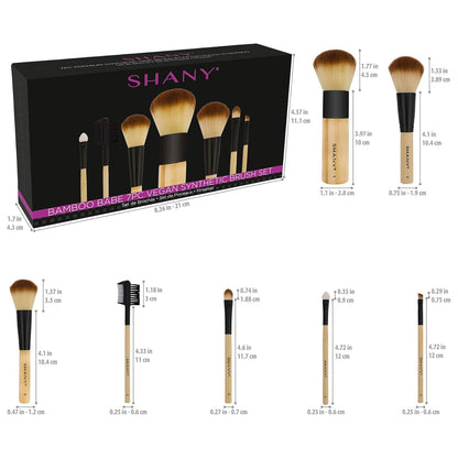 Bamboo Makeup Brush Set - Old Packaging and Style