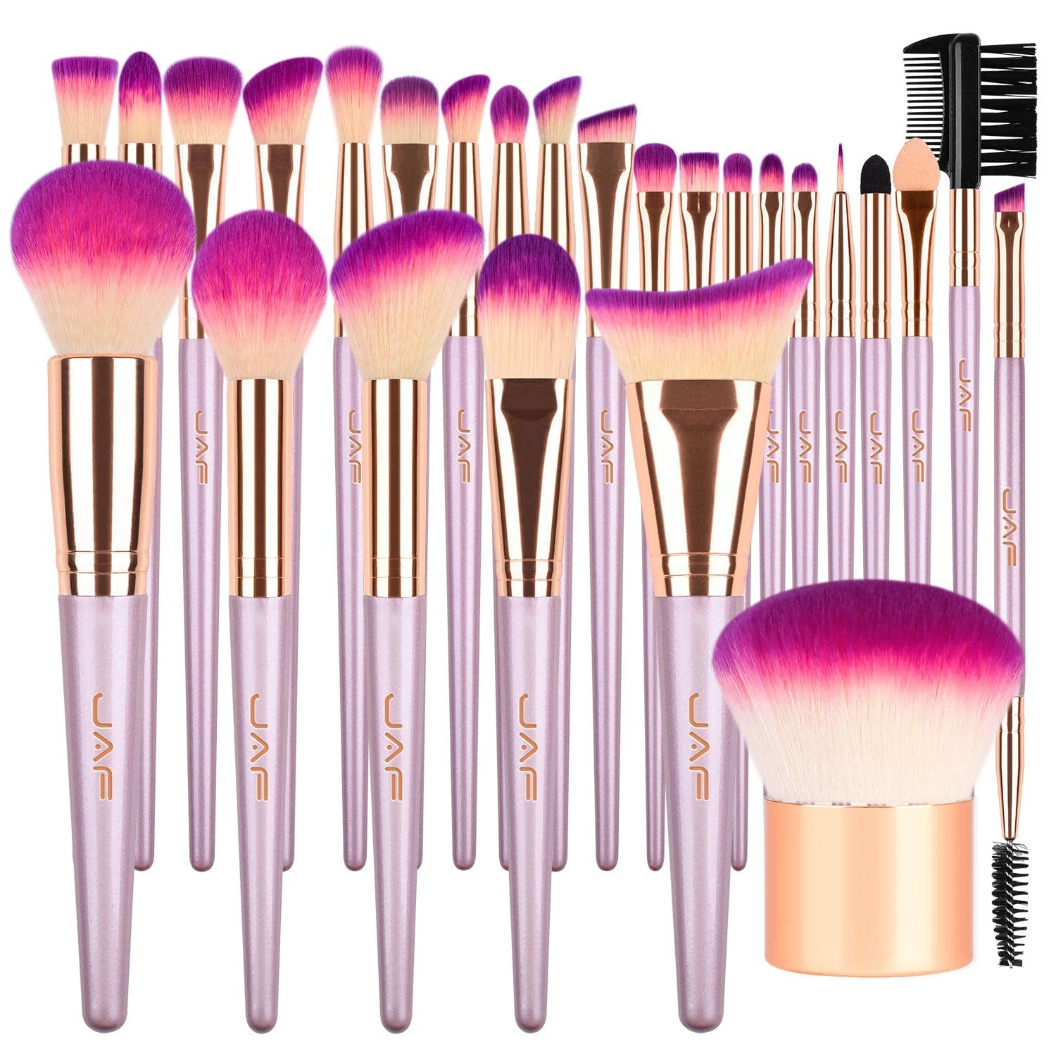 Makeup Brush Set Professional 26 Pcs Synthetic Make up Brushes Tools Kit Vegan
