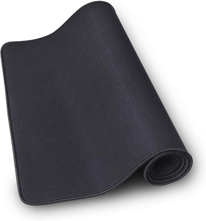 Large Gaming Mouse Pad (35.43 X 15.75 X 0.12Inch) Extended Ergonomic for Computers Thick Keyboard Mouse Mat Non-Slip Rubber Base Mousepad, Black