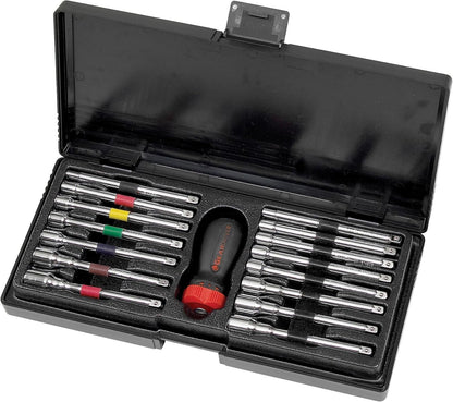 16 Piece Ratcheting Nutdriver Set | SAE & Metric | 8916D