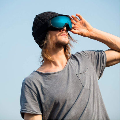 OTG Ski Goggles - over Glasses Ski/Snowboard Goggles for Men, Women & Youth - 100% UV Protection