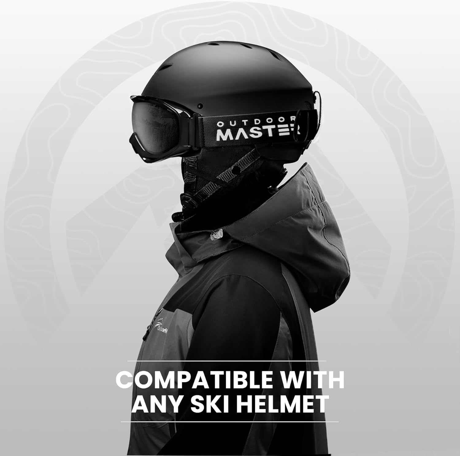 OTG Ski Goggles - over Glasses Ski/Snowboard Goggles for Men, Women & Youth - 100% UV Protection